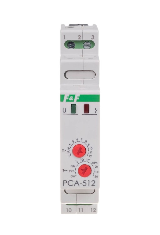 Przekaźnik czasowy awersyjny, styki: 1NO/NC 24V PCA-512-24V F&F
