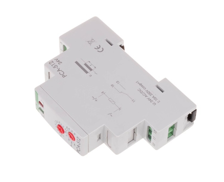 Przekaźnik czasowy awersyjny, styki: 1NO/NC 24V PCA-512-24V F&F
