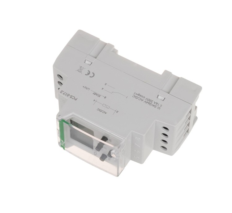 Przekaźnik czasowy 18-funkcyjny, LCD, styk: 1NO/NC, U=24-264V PCS-517 F&F