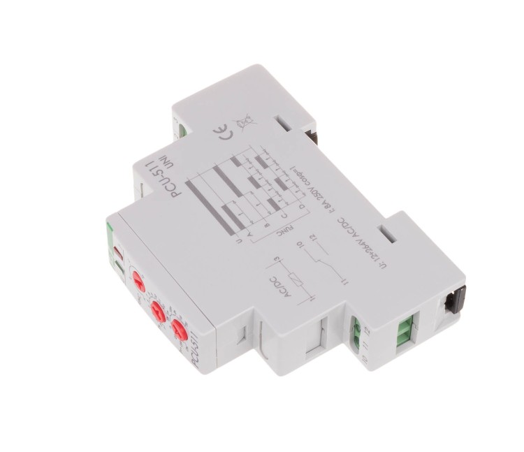 Przekaźnik czasowy, styk 1NO/NC, 12-264V PCU-511UNI F&F