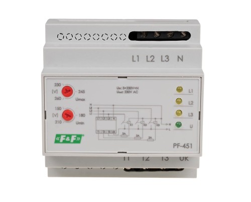 Automatyczny przełącznik faz PF-451 PF-451 F&F