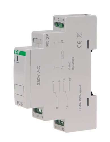 Przekaźnik elektromagnetyczny PK-2P 230 V PK-2P-230V F&F