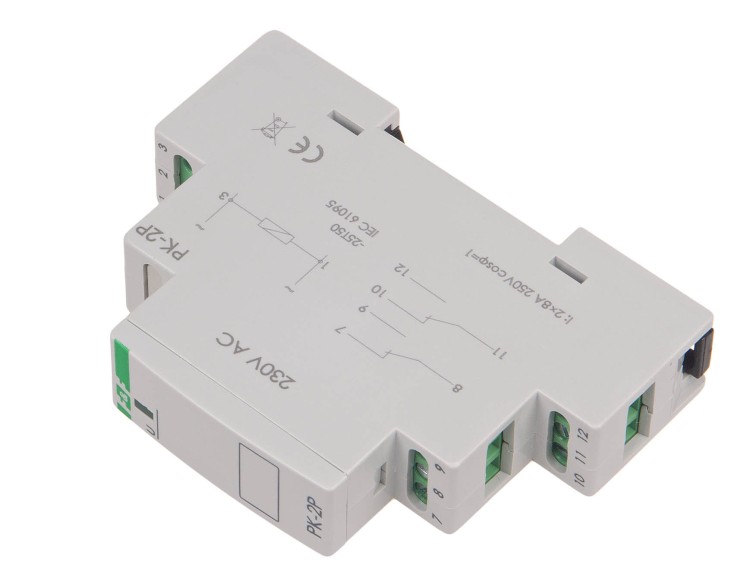 Przekaźnik elektromagnetyczny PK-2P 230 V PK-2P-230V F&F