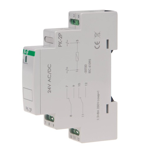 Przekaźnik elektromagnetyczny PK-2P 24 V PK-2P-24V F&F