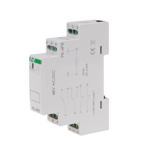 Przekaźnik elektromagnetyczny PK-4PR 48V PK-4PR-48V F&F