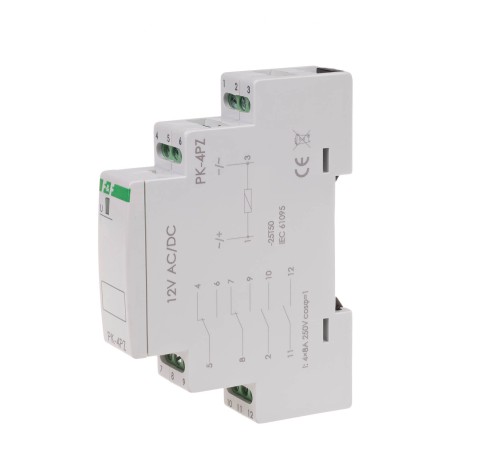 Przekaźnik elektromagnetyczny PK-4PZ 12V PK-4PZ-12V F&F