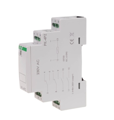 Przekaźnik elektromagnetyczny PK-4PZ 230V PK-4PZ-230V F&F