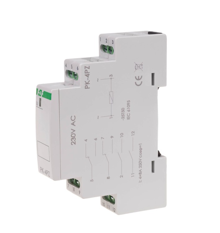 Przekaźnik elektromagnetyczny PK-4PZ 230V PK-4PZ-230V F&F