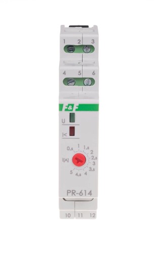 Przekaźnik priorytetowy, montaż na szynie DIN, 230V U=0,5÷5A styk: 1NO/NC PR-614 F&F