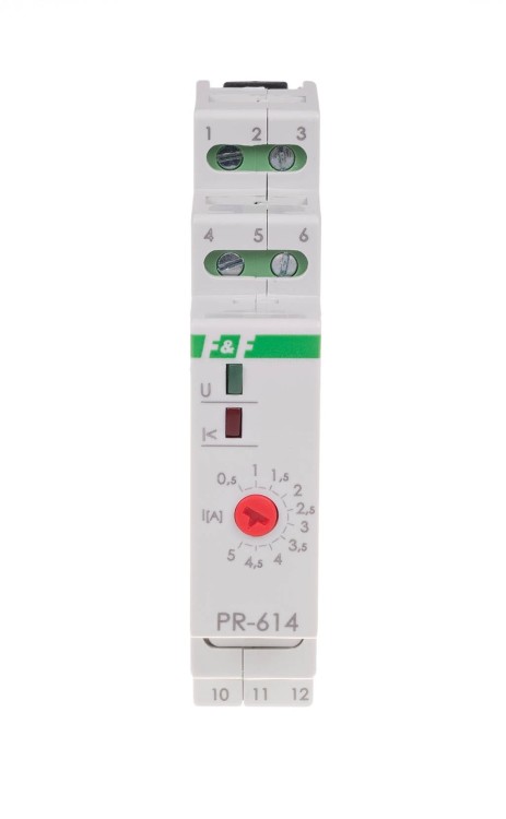 Przekaźnik priorytetowy, montaż na szynie DIN, 230V U=0,5÷5A styk: 1NO/NC PR-614 F&F