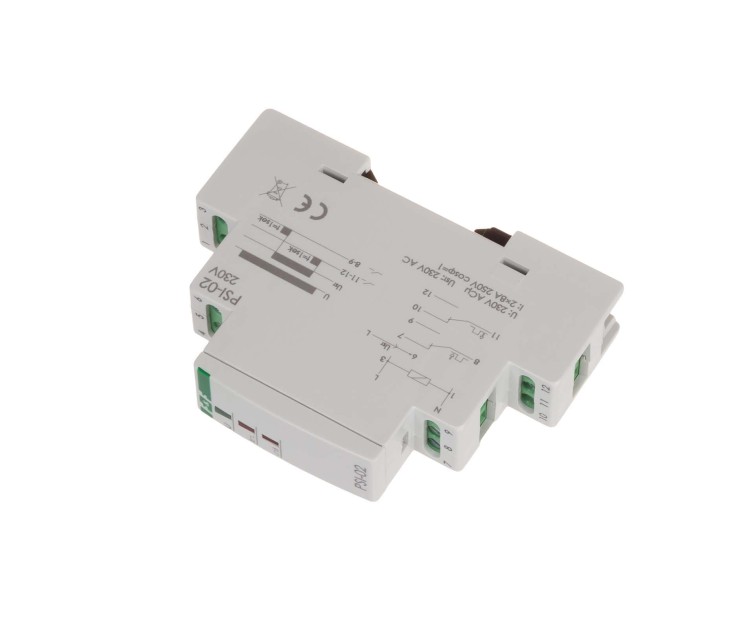 Przetwornik sygnału "ciągły na impuls" PSI-02 230V montaż na szynie DIN PSI-02-230V F&F