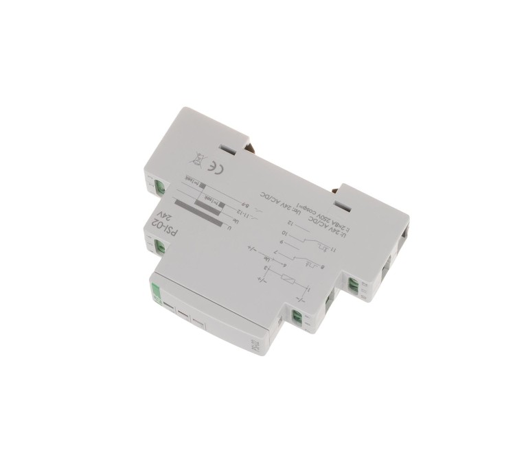 Przetwornik sygnału "ciągły na impuls" PSI-02 24V, montaż na szynie DIN PSI-02-24V F&F