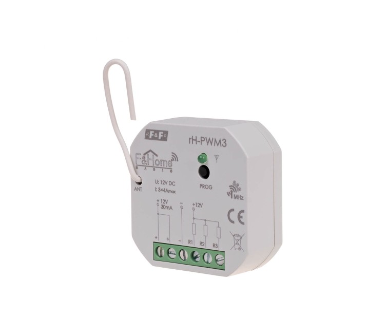 Sterownik PWM trzykanałowy niskiego napięcia rH-PWM3 F&F