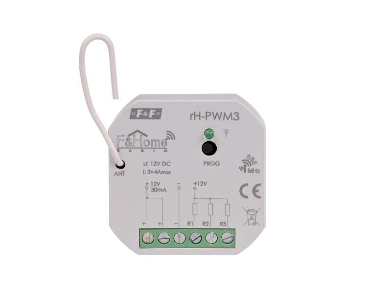 Sterownik PWM trzykanałowy niskiego napięcia rH-PWM3 F&F