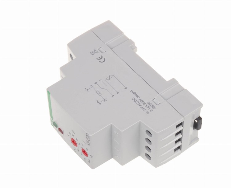 Regulator temperatury - zakres temperatur 4÷30°C montaż na szynie DIN, styk: 1NO/NC 230V AC RT-820 F&F