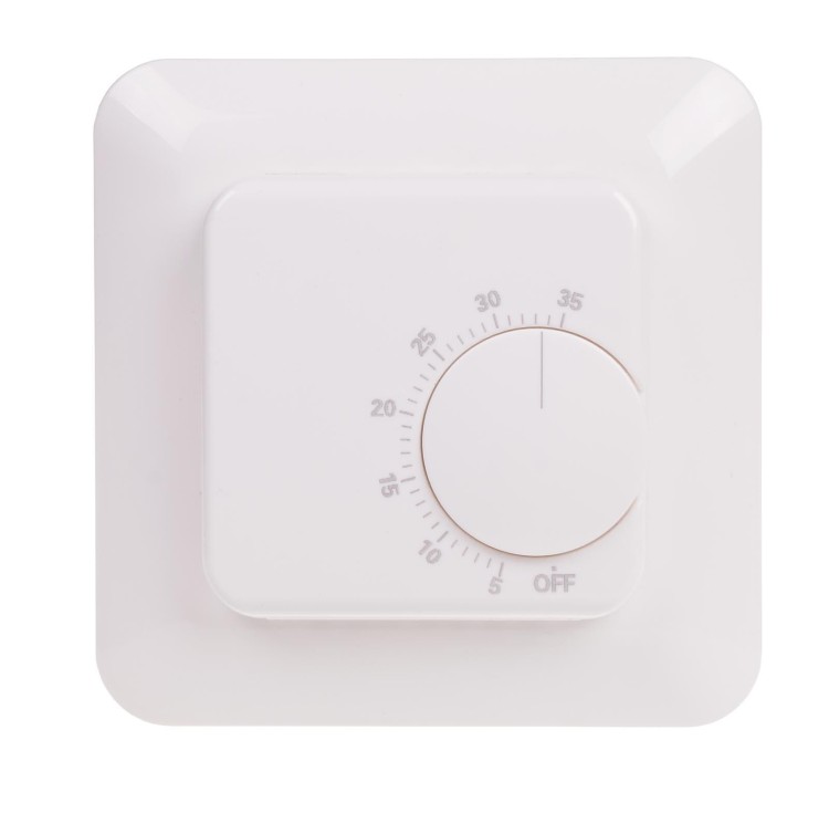 Regulator temperatury - zakres temperatur 5÷35°C montaż podtynkowy styk 1NO 230V AC RT-824 F&F