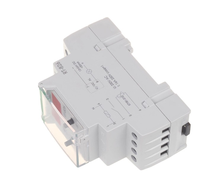 Cyfrowy regulator temperatury -25-130°C z LCD - montaż DIN styk: 1NO 230V AC, bez sondy temp. RT-826 F&F