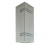 Lampa ogrodowa elewacyjna Kinkiet Zewnętrzny Nowoczesny KELER 2XGU10 INOX 03018 Struhm Ideus 2x GU10 IP44 aluminium metalowa na budynek dwustronna oświetlenie zewnętrzne matowy chrom stal szczotkowana