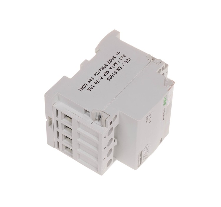 Stycznik modułowy, montaż na szynie, styki 4NO, 40A ST40-40-24V F&F