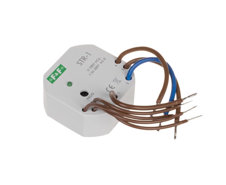 Sterownik roletowy, dwuprzyciskowy STR-1 napięcie 230V AC STR-1 F&F