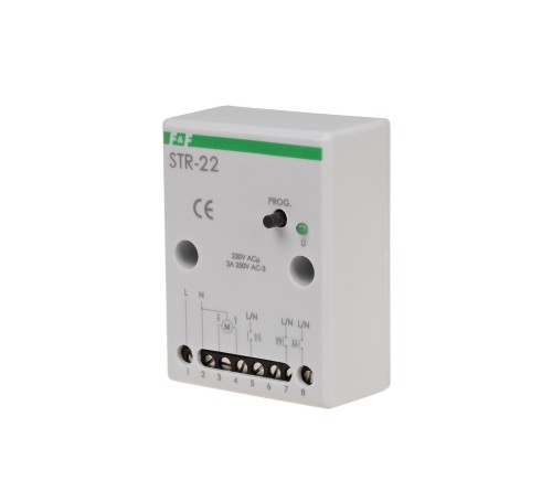 Sterownik roletowy, jednoprzyciskowy STR-22 napięcie 230V AC STR-22 F&F