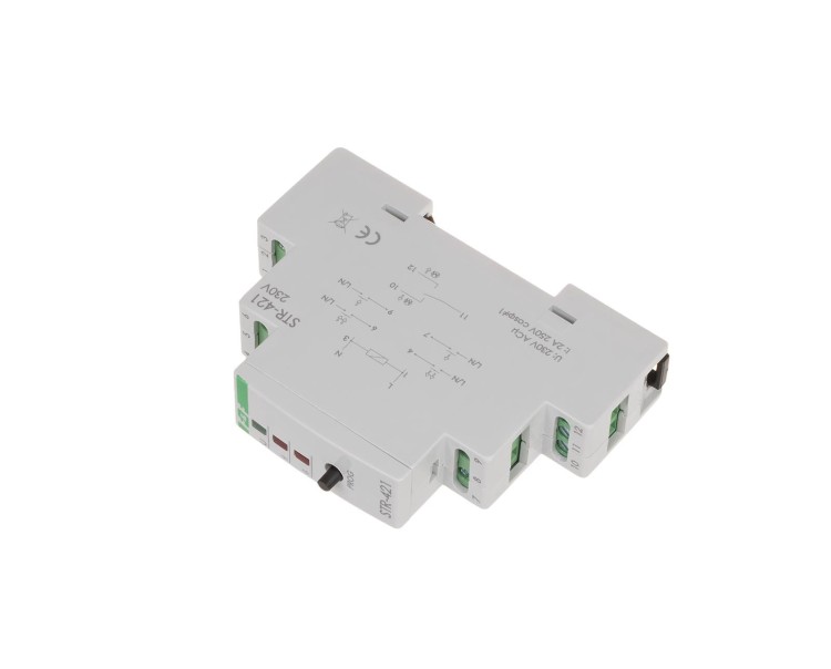 Sterownik roletowy, dwuprzyciskowy STR-421 napięcie 230V AC STR-421 F&F