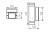 Lampa ogrodowa elewacyjna Kinkiet Zewnętrzny Nowoczesny ZEW EL-235J-GR 22442 Kanlux 2x GU10 IP44 aluminium metalowa na budynek dwustronna oświetlenie zewnętrzne matowy szary