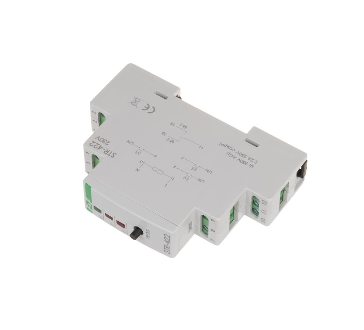Sterownik roletowy, jednoprzyciskowy STR-422 napięcie 230V AC STR-422 F&F