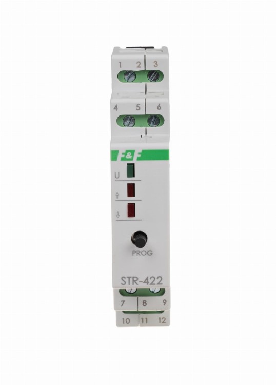 Sterownik roletowy, jednoprzyciskowy STR-422 napięcie 230V AC STR-422 F&F