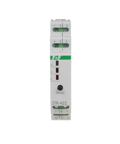 Sterownik roletowy, jednoprzyciskowy STR-422 24V napięcie 24V AC/DC STR-422-24V F&F