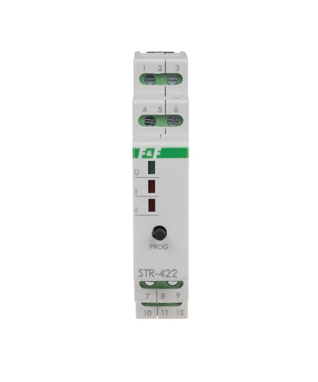 Sterownik roletowy, jednoprzyciskowy STR-422 24V napięcie 24V AC/DC STR-422-24V F&F