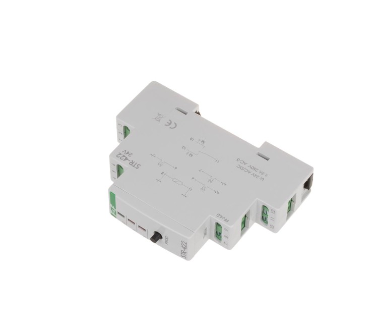 Sterownik roletowy, jednoprzyciskowy STR-422 24V napięcie 24V AC/DC STR-422-24V F&F