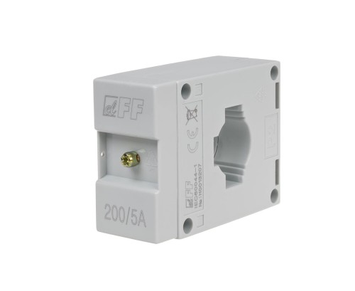 Przekładnik prądowy 200/5A Ø22, kl. 0,5 TI-200-5 F&F