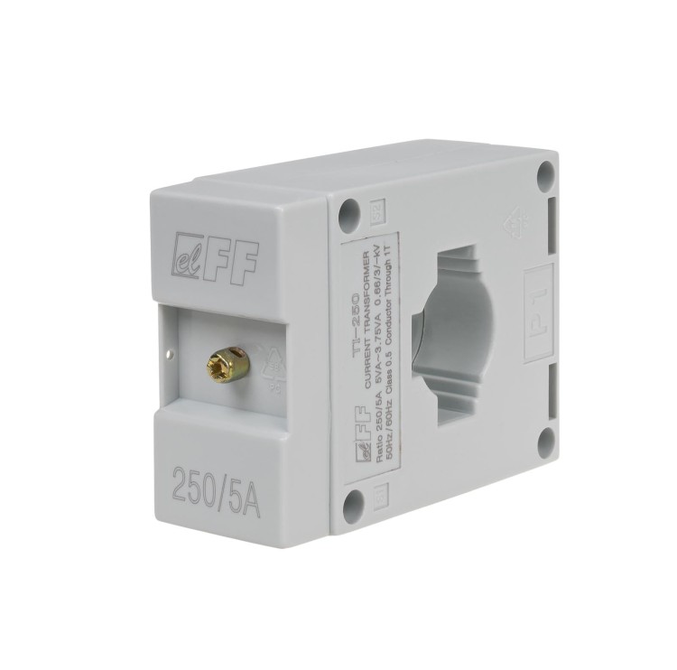 Przekładnik prądowy 250/5A Ø22, kl. 0,5 TI-250-5 F&F