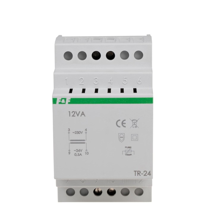 Transformator sieciowy TR-24 zasilanie 230V AC 24V 0,5A TR-24 F&F