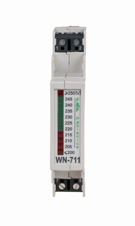 Wskaźnik napięcia jednofazowy WN-711 230V AC WN-711 F&F