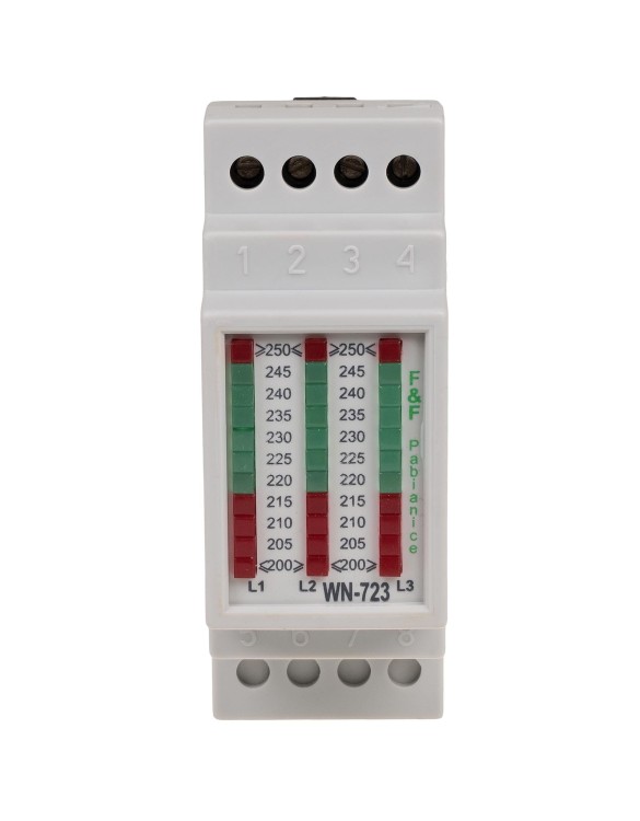 Wskaźnik napięcia trójfazowy WN-723 3x400V+ N WN-723 F&F