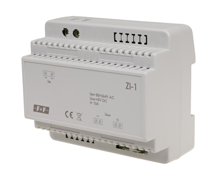 Zasilacz impulsowy 5V DC ZI-1 10A ZI-1 F&F