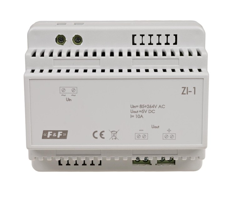 Zasilacz impulsowy 5V DC ZI-1 10A ZI-1 F&F