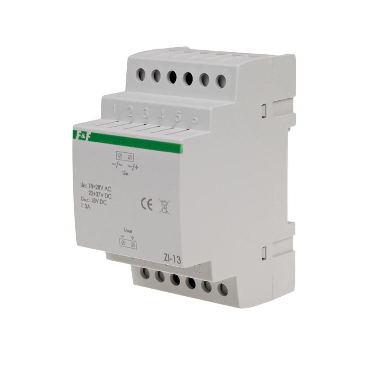 Stabilizator impulsowy 18V ZI-13 18÷28V AC / 22÷37V DC 3A ZI-13 F&F