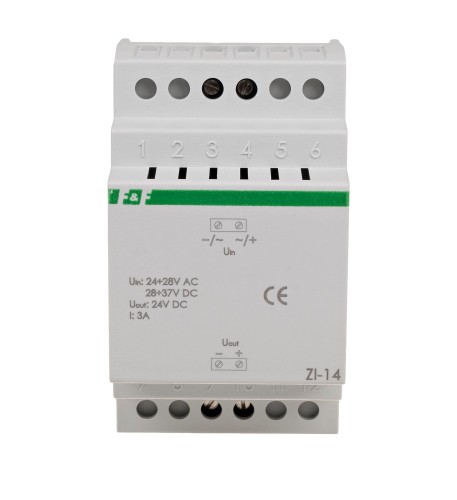 Stabilizator impulsowy 24V ZI-14 24÷28V AC / 28÷37V DC 3A ZI-14 F&F