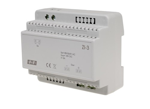 Zasilacz impulsowy 18V DC 3A ZI-3 ZI-3 F&F