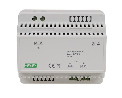 Zasilacz impulsowy 24V DC 2A  ZI-4 ZI-4 F&F