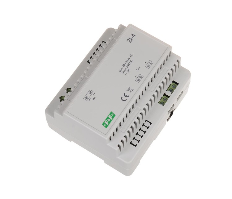 Zasilacz impulsowy 24V DC 2A  ZI-4 ZI-4 F&F