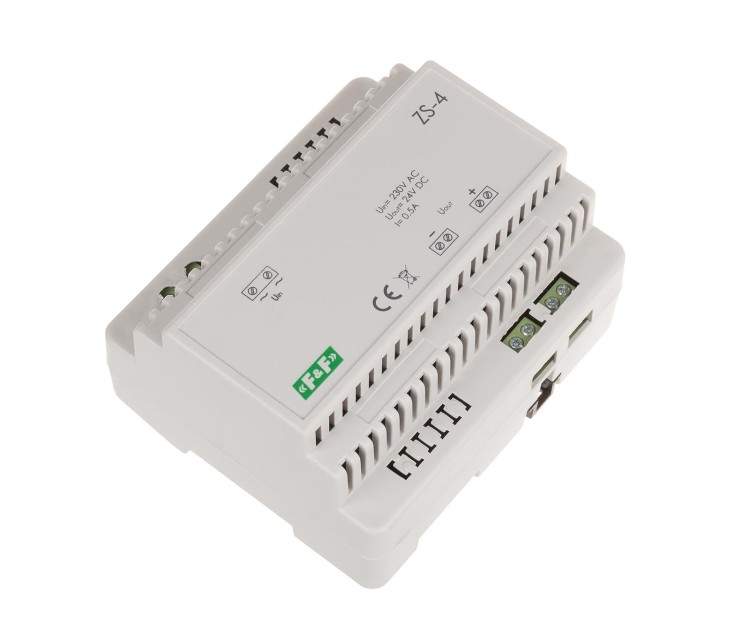 Zasilacz stabilizowany 24V DC 0,5A ZS-4 ZS-4 F&F