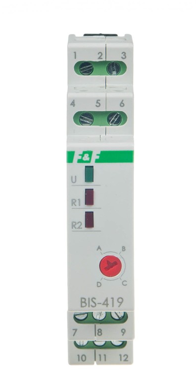 Przekaźnik bistabilny, 4 funkcyjny, DIN, dwa obwody sterowania BIS-419 F&F