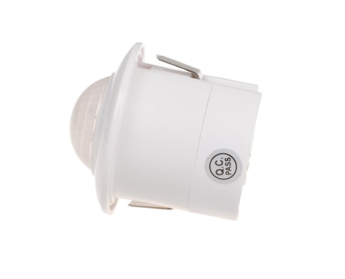 Czujnik ruchu PIR 360°, Un=230V AC, P=300W, montaż sufitowy, biały DR-07 F&F
