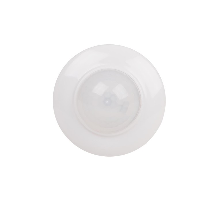 Czujnik ruchu PIR 360°, Un=230V AC, P=300W, montaż sufitowy, biały DR-07 F&F