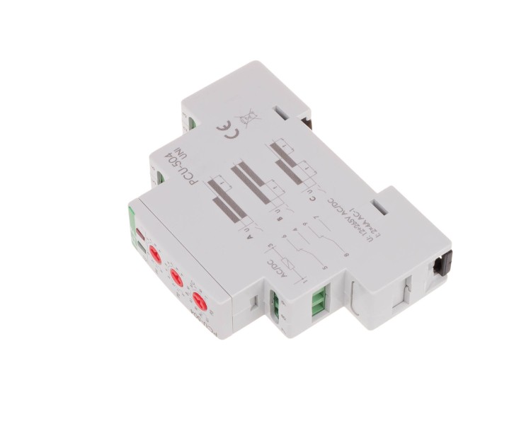 Przekaźnik czasowy z podtrzymaniem po zaniku napięcia zasilania, styk 1NO/NC, 12-264V PCU-504UNI F&F
