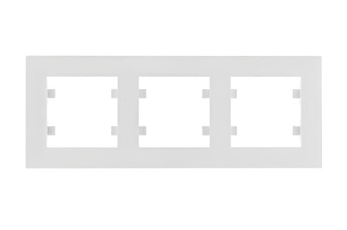 Ramka Potrójna 3-krotna Biała Lumina Intense WL5730 HAGER POLO IP20 pozioma 3-potrójna biały